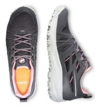 Mammut Trail-Laufschuhe Saentis Low GTX (wasserdicht) asphaltgrau Damen